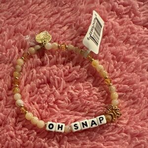 Little Words Project Oh Snap Gingerbread Cookie Bracelet